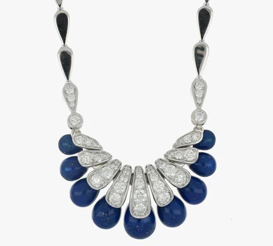 ALLEGRA BLUE ENAMEL PENDANT - Image 2