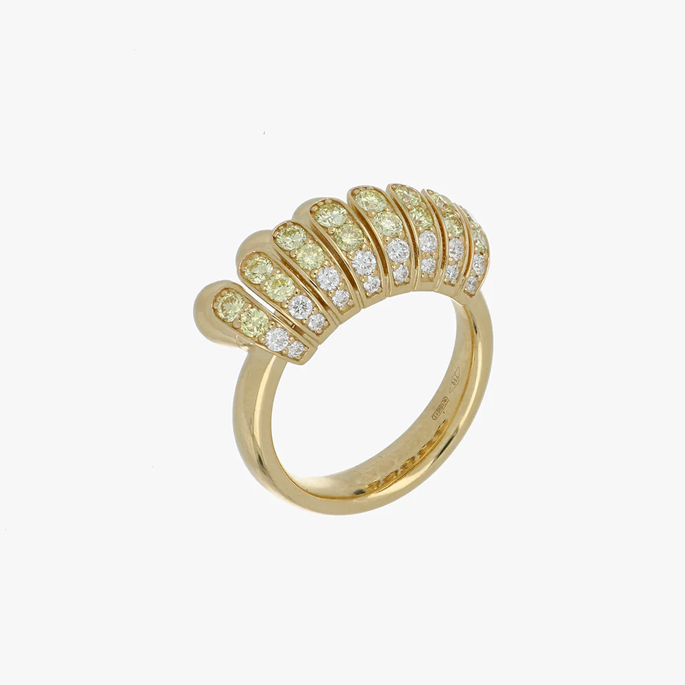 ALLEGRA SMALL YELLOW GOLD RING - Image 2