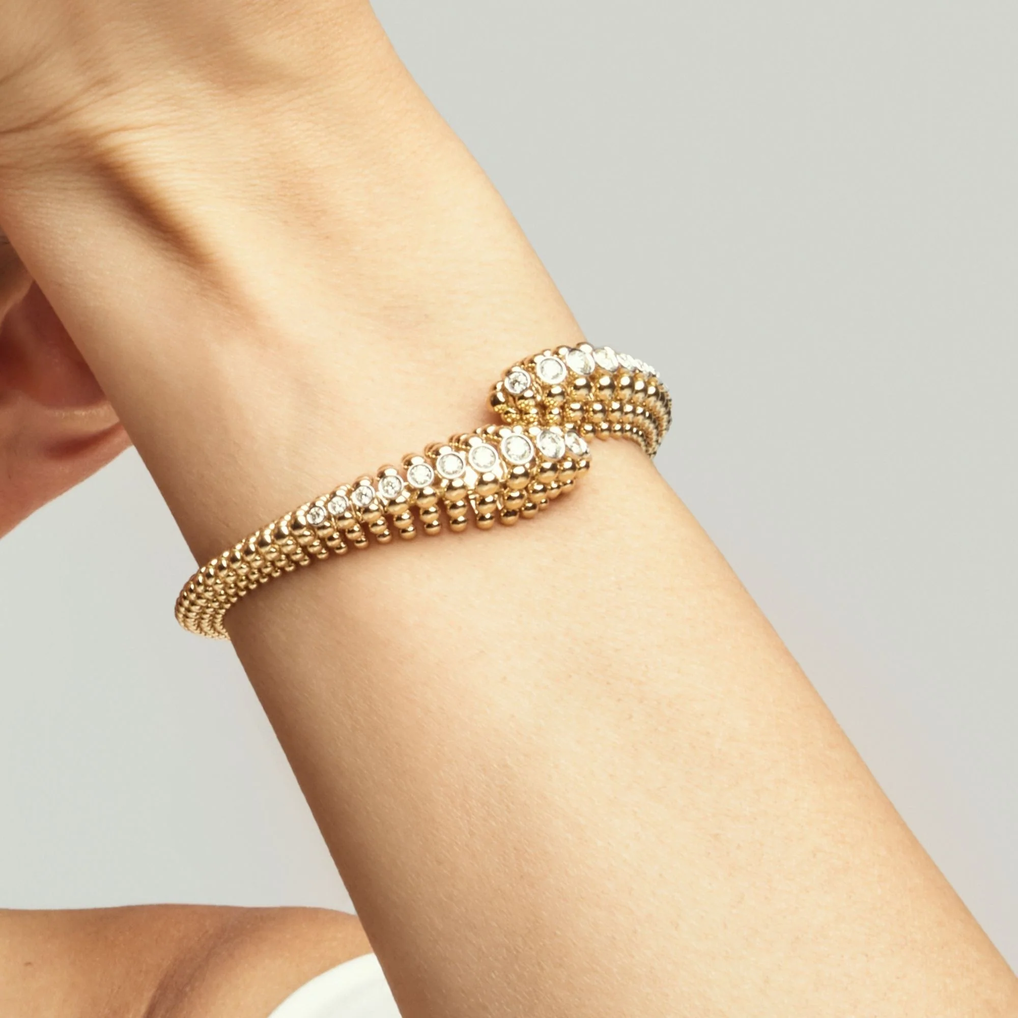 BUBBLES CONTRARIÉ YELLOW GOLD BRACELET