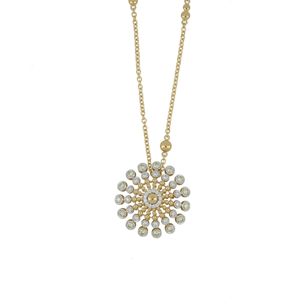 BUBBLES RAGGI SMALL ROUND DIAMOND PENDANT - Image 3