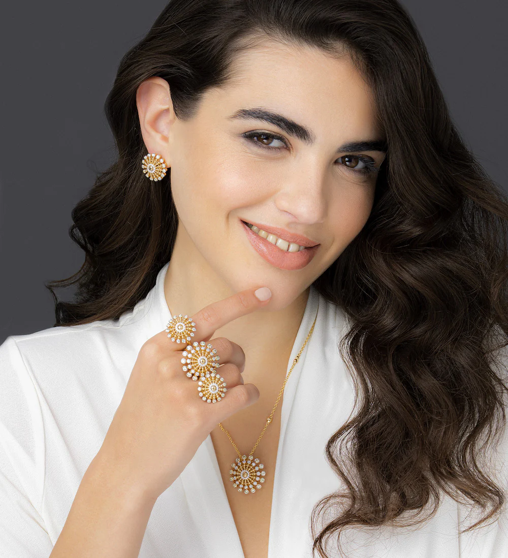 BUBBLES RAGGI SMALL ROUND DIAMOND PENDANT - Image 4