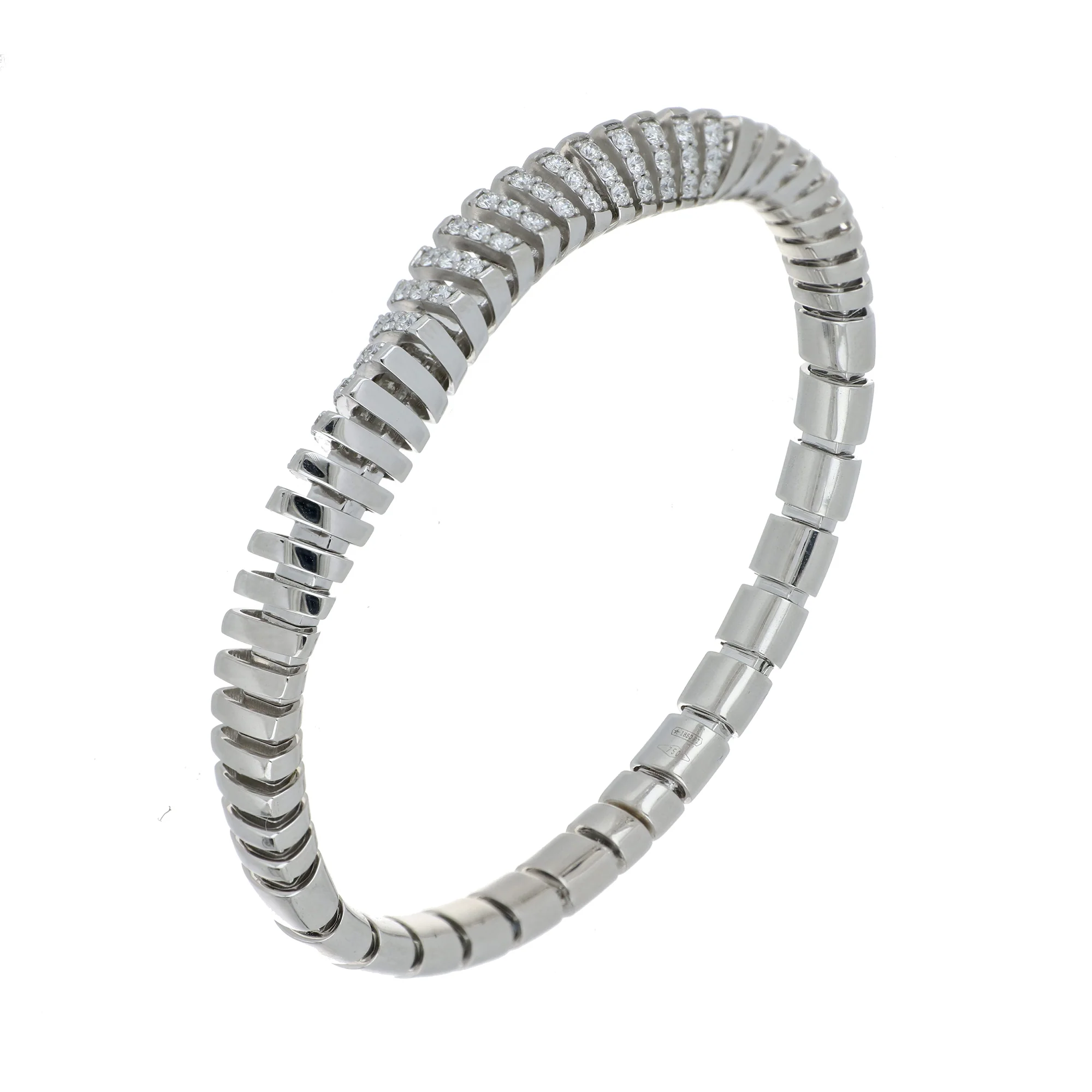 CRESCENDO MINI-ME WHITE GOLD BRACELET - Image 2