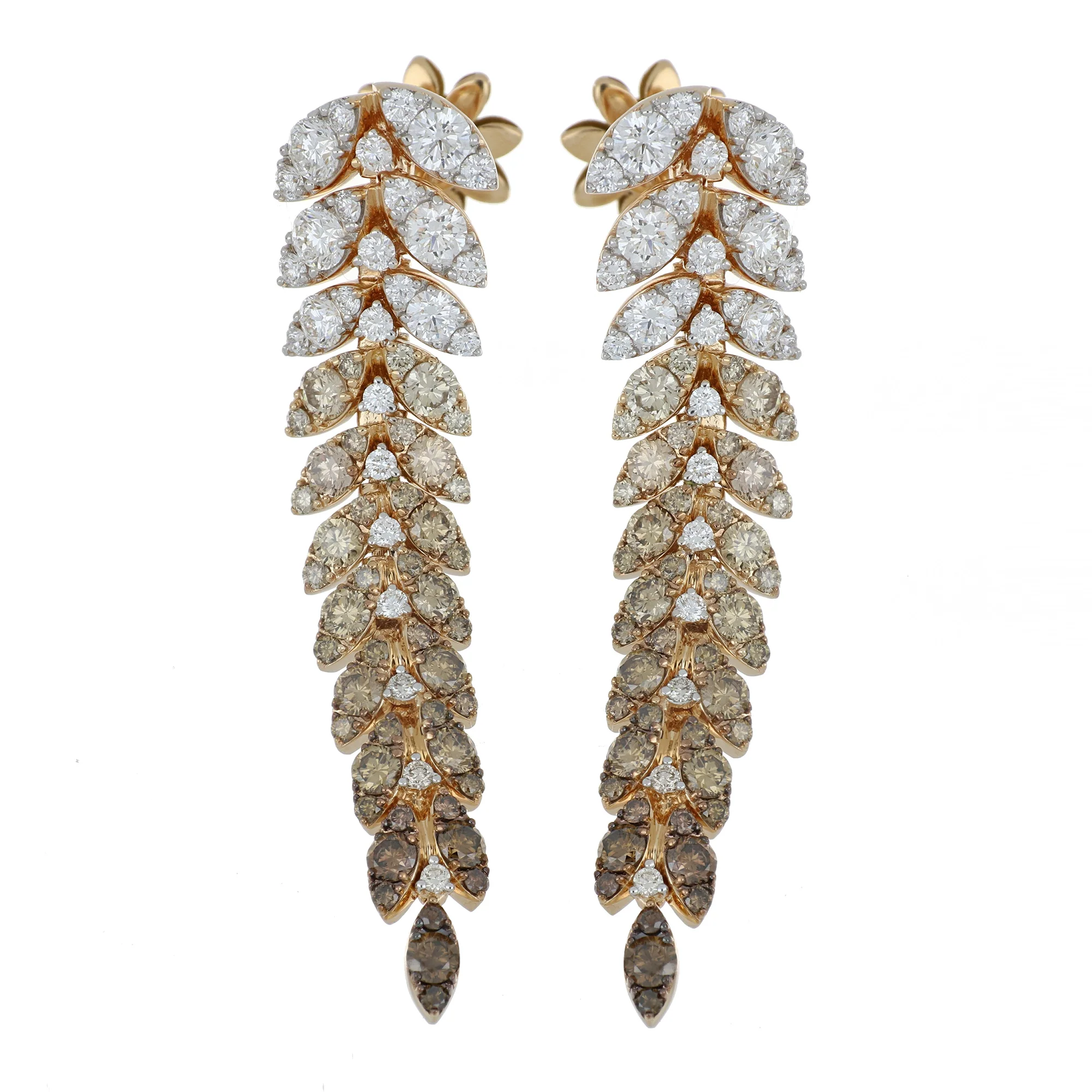 FELCE BROWN DIAMONDS EARRINGS - Image 2