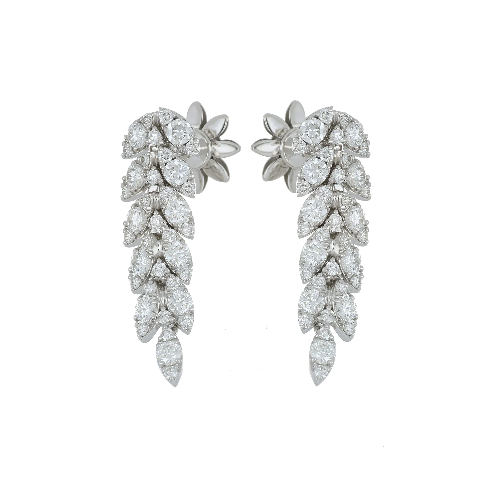 FELCE SMALL WHITE DIAMONDS EARRINGS - Image 2
