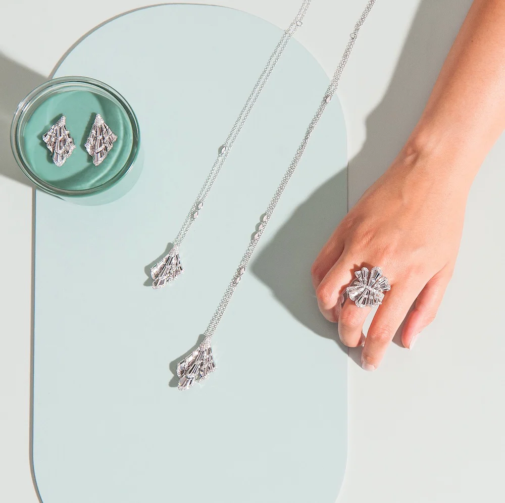 FOULARD WHITE GOLD DIAMOND RING - Image 5