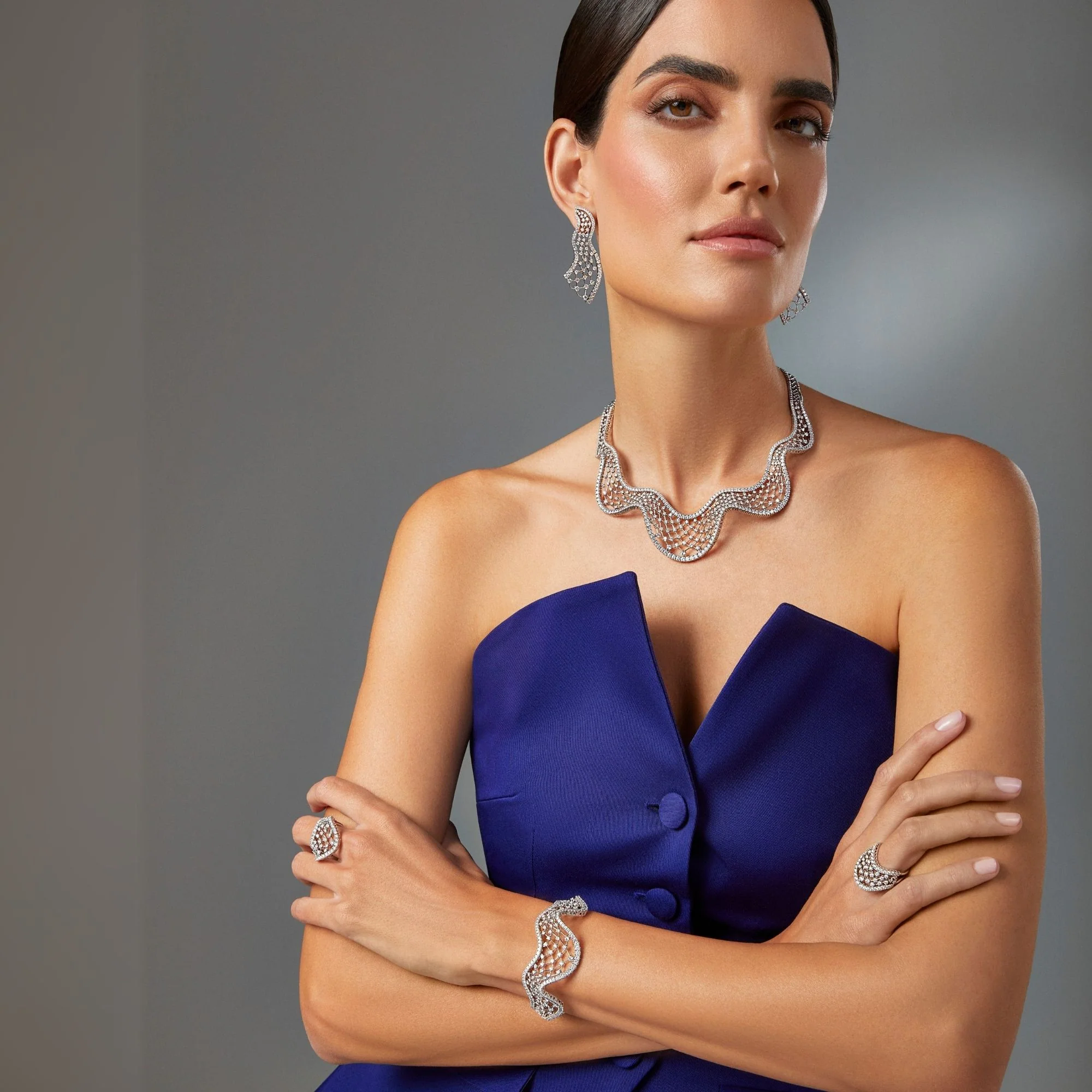 INTRIGO WHITE GOLD NECKLACE - Image 3