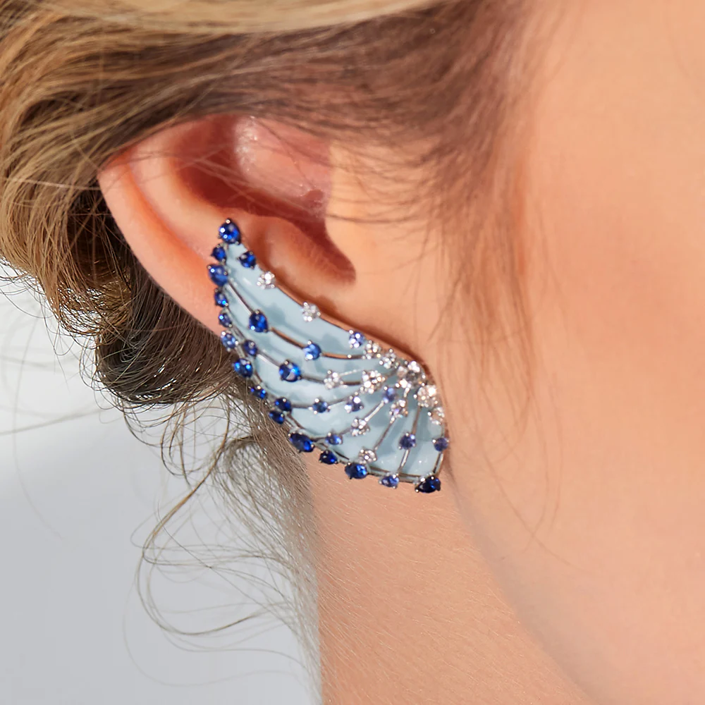 LUCCIOLA LIGHT BLUE SAPPHIRES EARRINGS