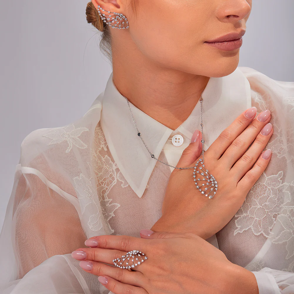 LUCCIOLA WHITE GOLD PENDANT - Image 3
