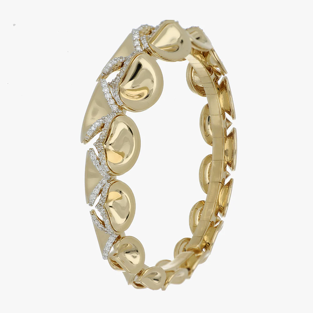NINFEA YELLOW GOLD BRACELET - Image 2