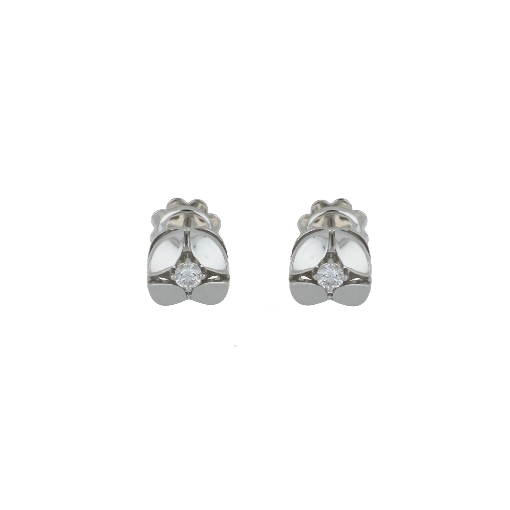 RIFLESSI MINI-ME WHITE GOLD EARRINGS - Image 2
