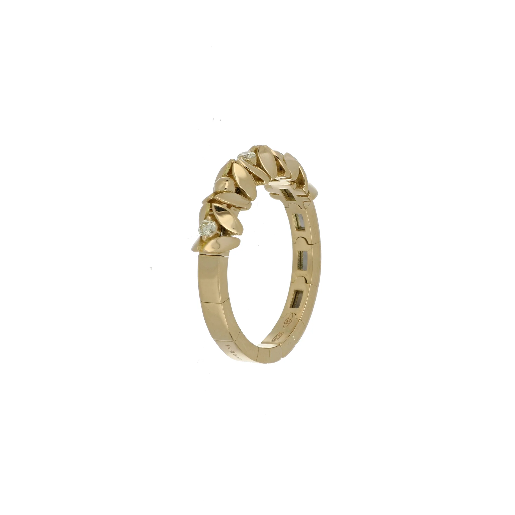 RIFLESSI MINI-ME YELLOW GOLD RING - Image 2