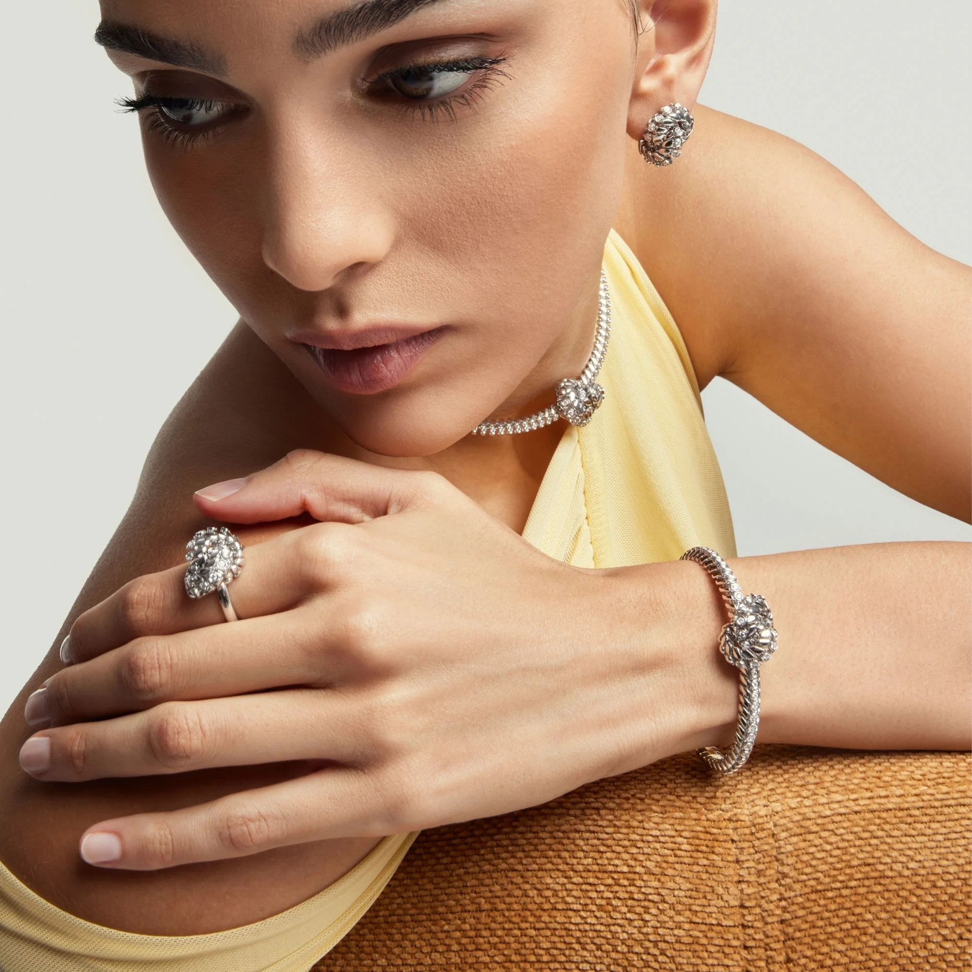 SNODO WHITE GOLD BRACELET