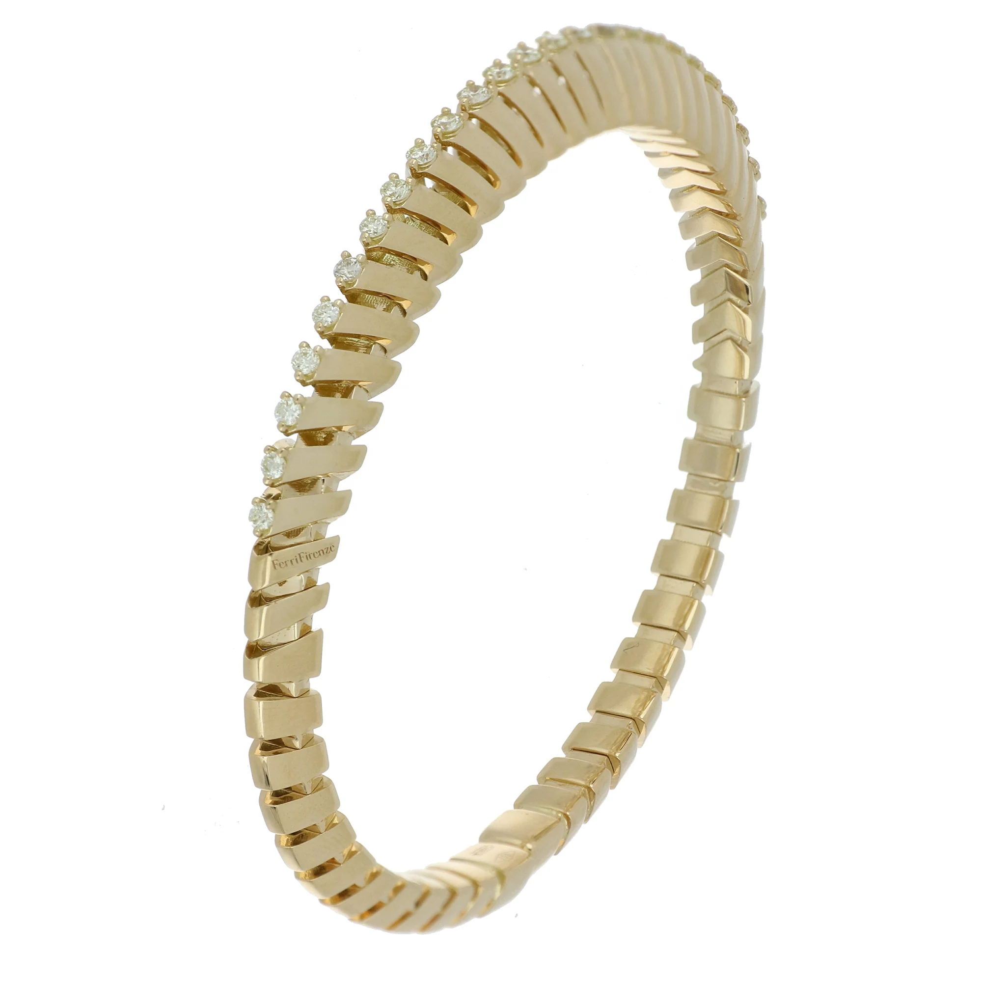SOFFIO MINI-ME YELLOW GOLD BRACELET - Image 2