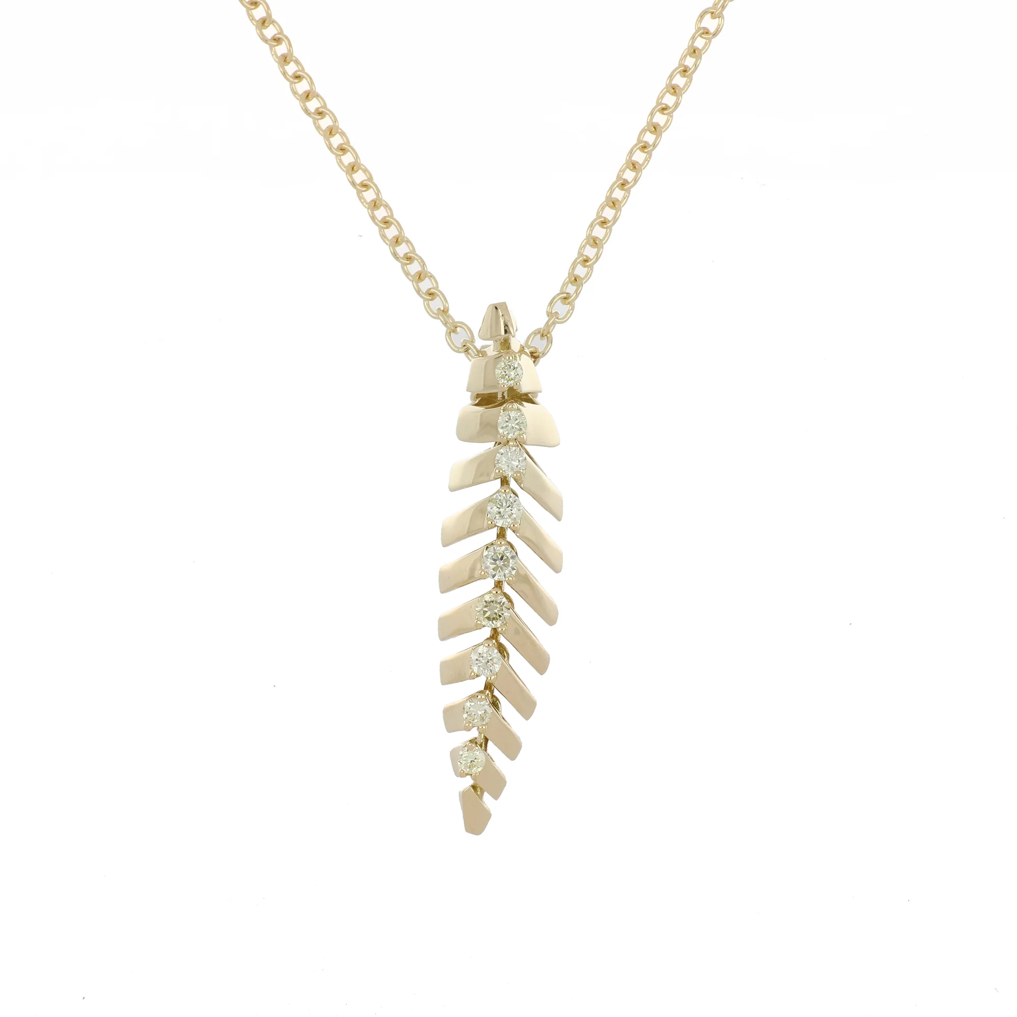 SOFFIO MINI-ME YELLOW GOLD PENDANT - Image 2