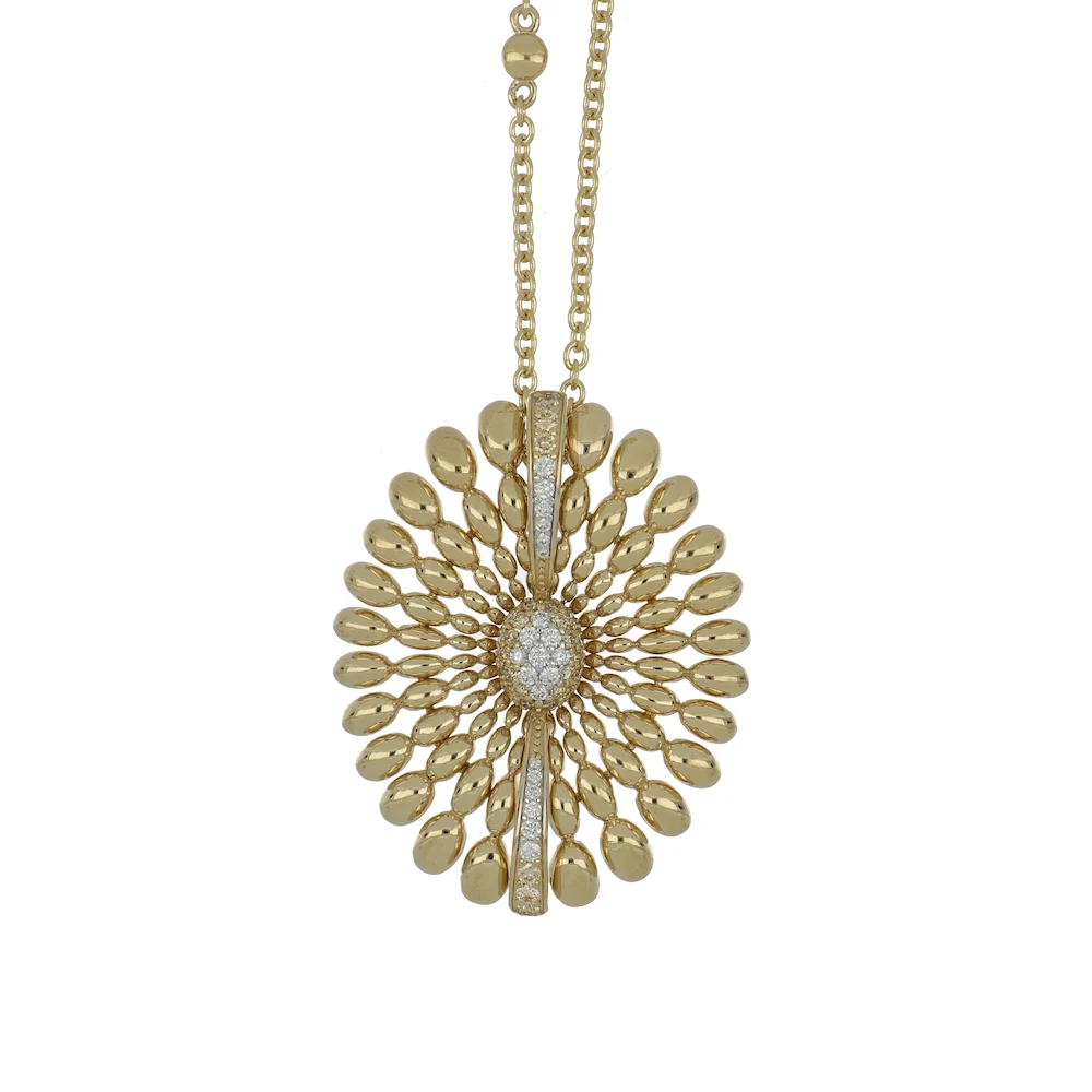 SOLEGIRA SMALL YELLOW GOLD PENDANT - Image 2