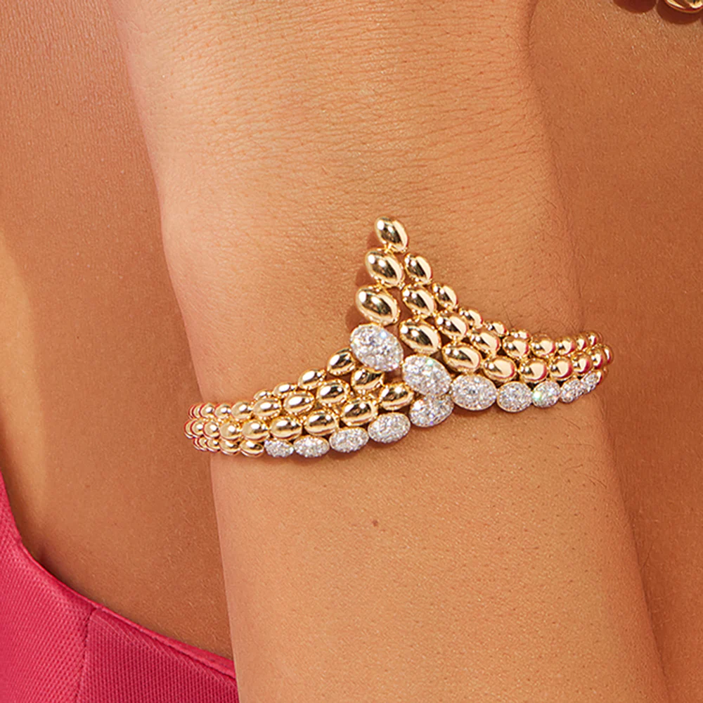 SOLEGIRA YELLOW GOLD DIAMONDS BRACELET
