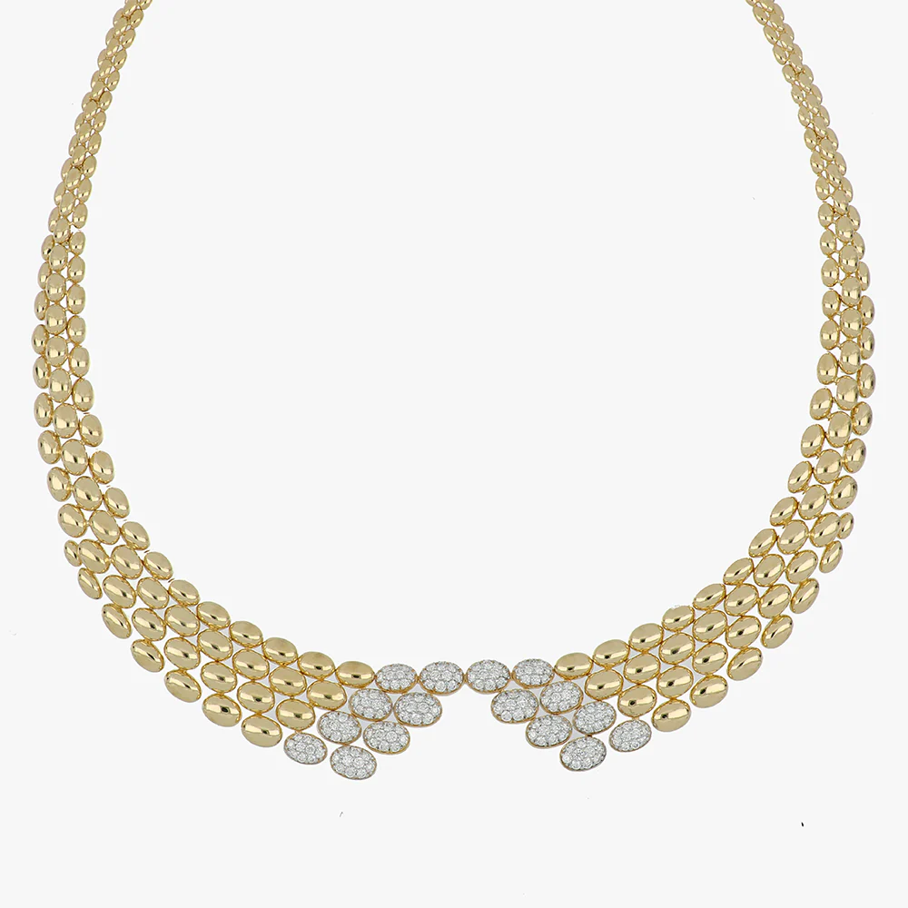 SOLEGIRA YELLOW GOLD DOUBLE NECKLACE - Image 2