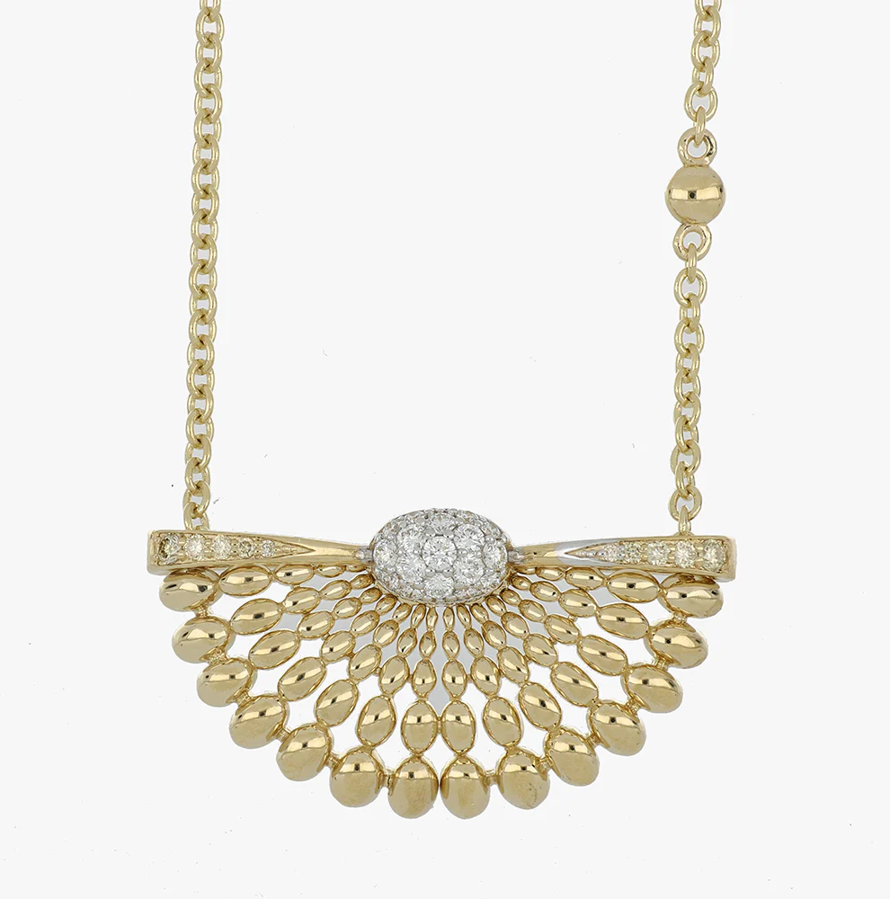 SOLEGIRA YELLOW GOLD SMALL PENDANT - Image 2