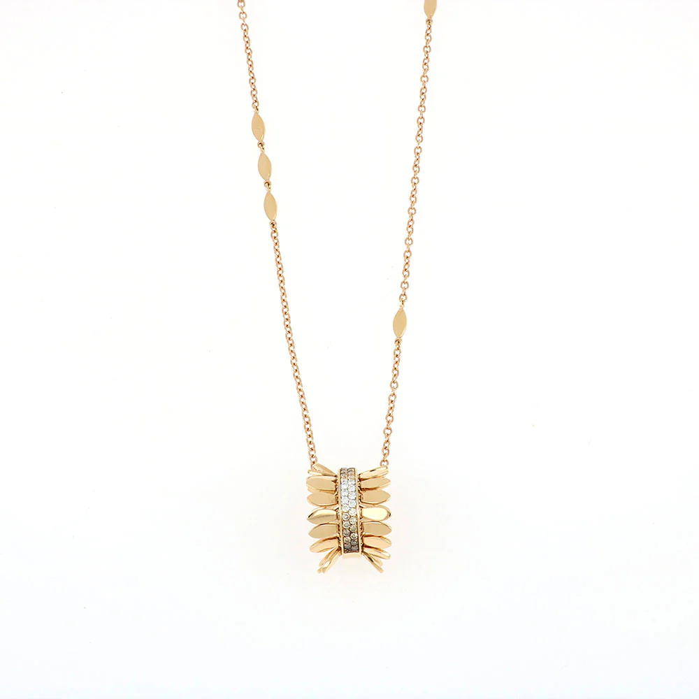 SPETTINATO ROSE GOLD PENDANT - Image 3