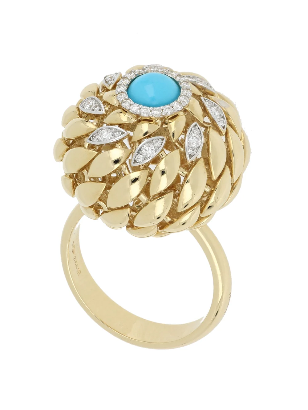 TWIST TWIST TURQUOISE RING - Image 2