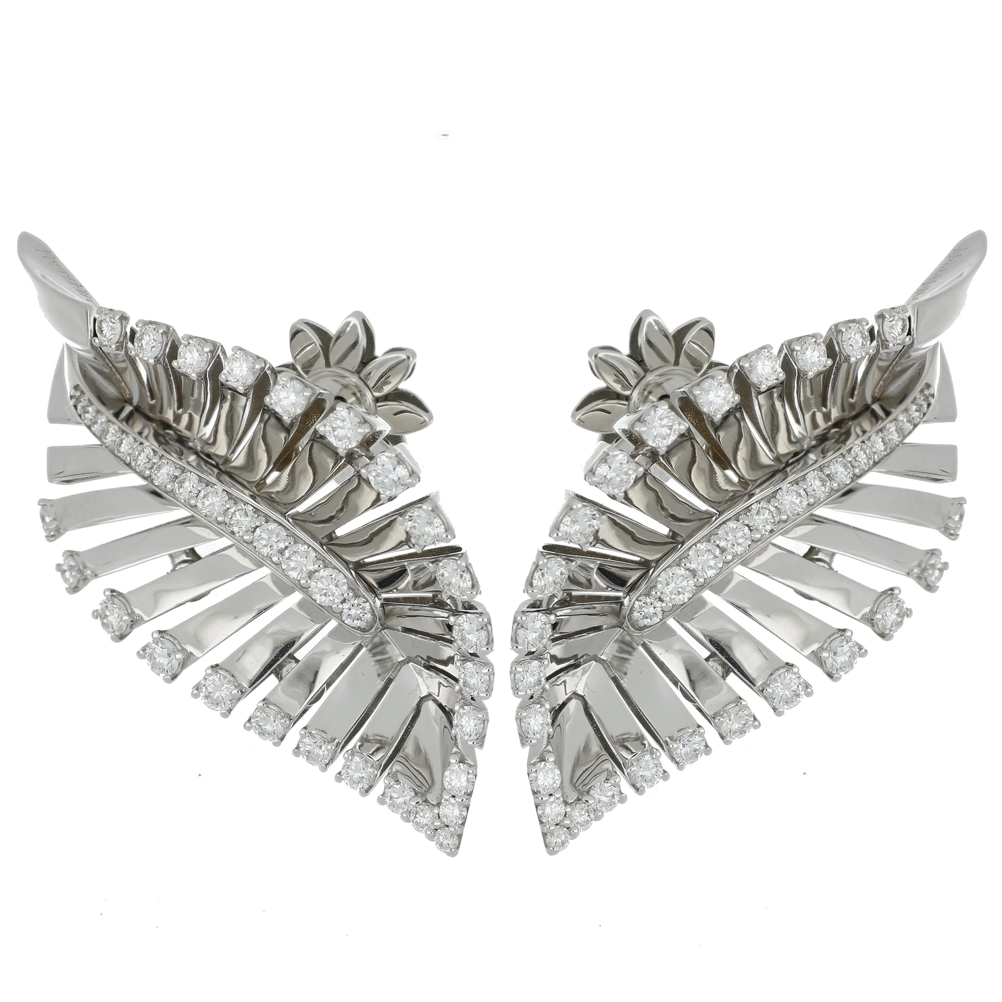 VITO FOGLIA WHITE GOLD EARRINGS - Image 2