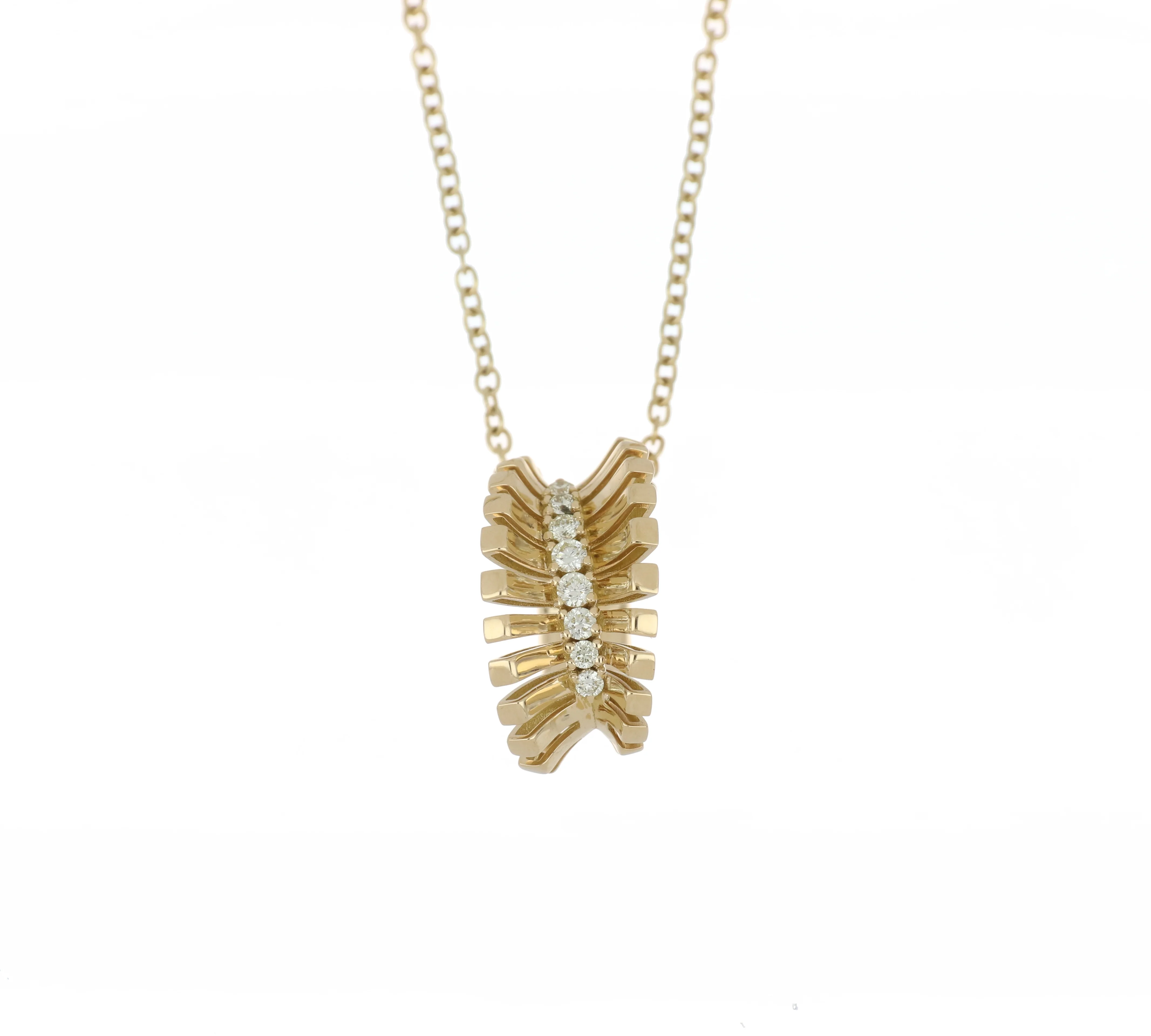 VITO MINI-ME YELLOW GOLD PENDANT - Image 2