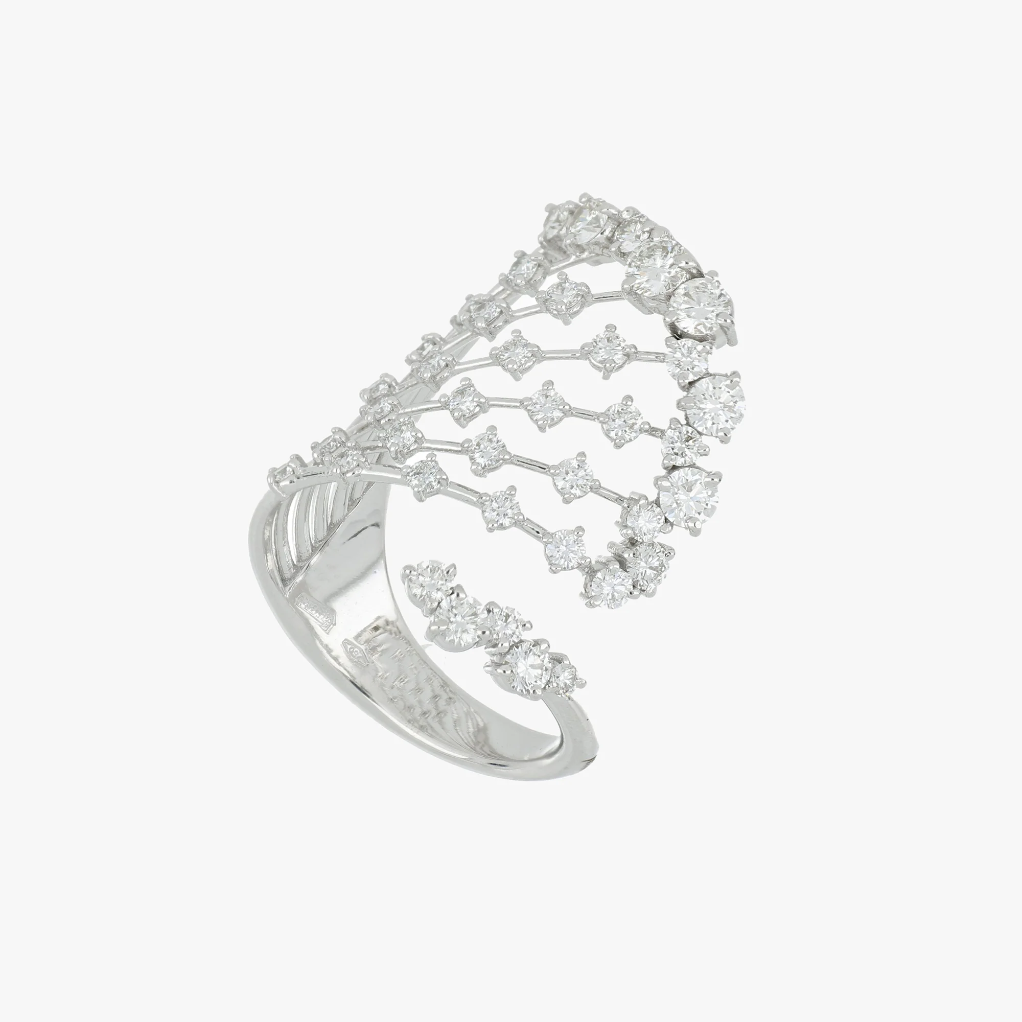 WHITE WONDERS ARIA WHITE GOLD RING - Image 2