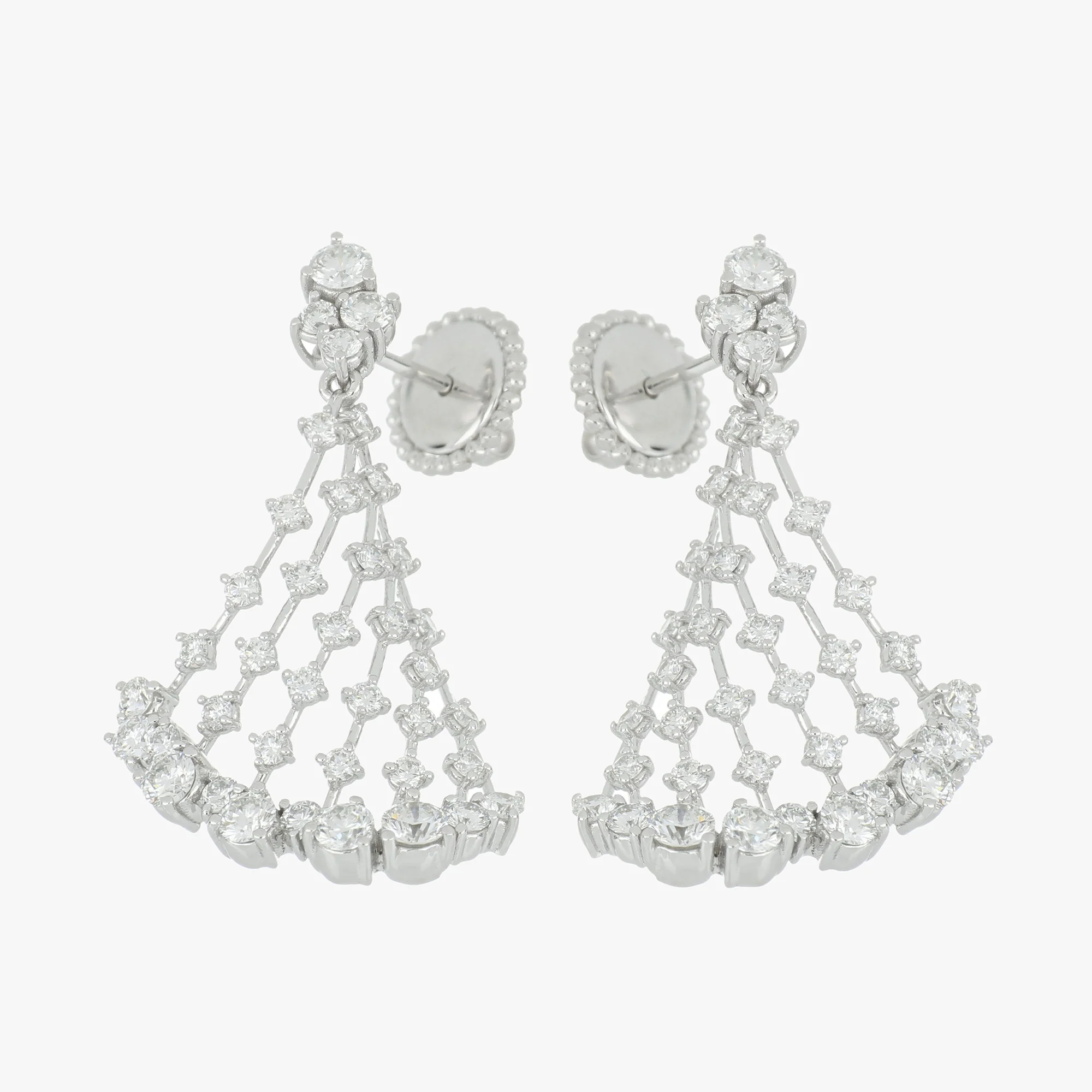 WHITE WONDERS ARIA WHITE GOLD EARRINGS - Image 2