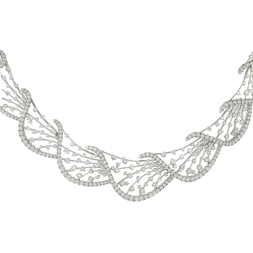 WHITE WONDERS ELICA DIAMONDS CHOKER - Image 2